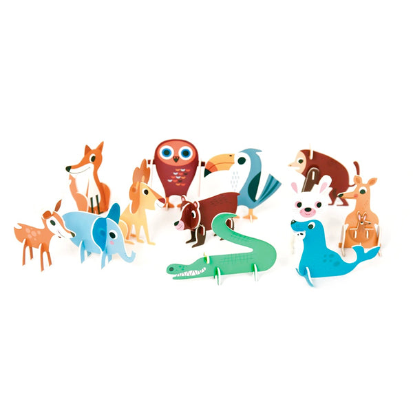 Puzzle 3D Animal Parade