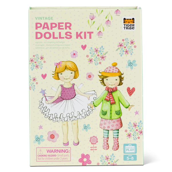 Papierbastelset Paper Dolls Kit Vintage