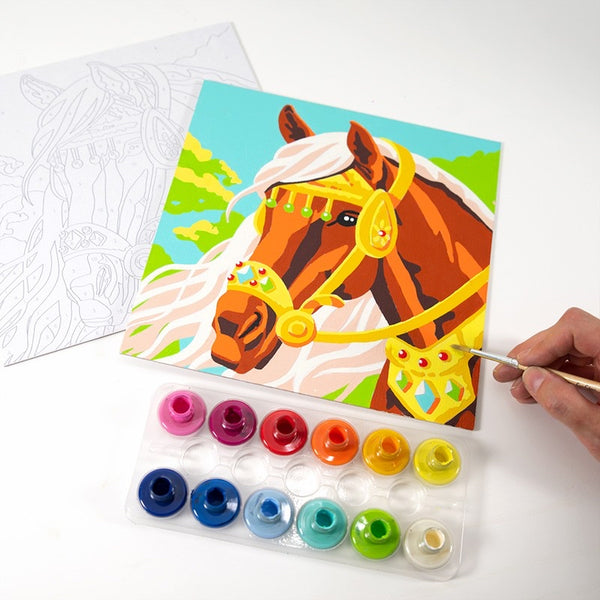 Colorizzy Malen nach Zahlen Pferde