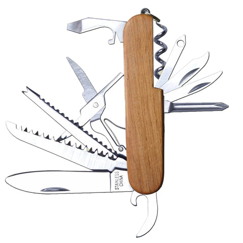 Taschenmesser mit Holzgriff