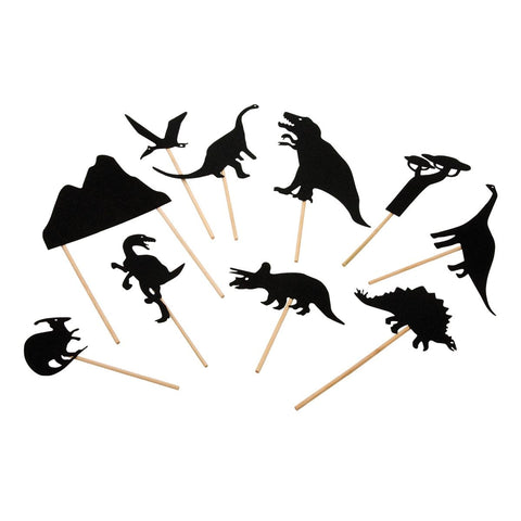 Schattenspielfiguren Dinosaurier