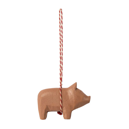 Baumschmuck Anhänger Schwein rosa