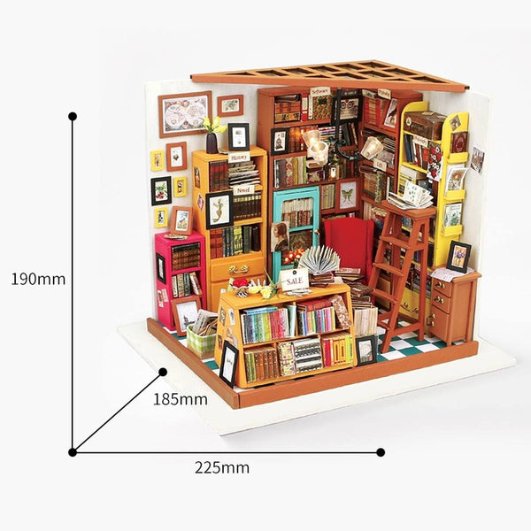 Sams Studierstube DIY Miniature House Bastelset