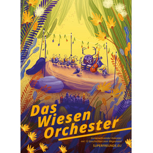 Wandkalender A4 Das Wiesenorchester
