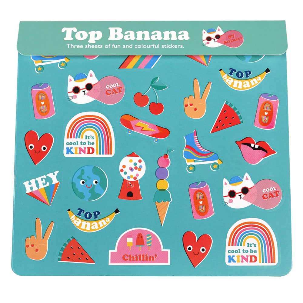 Sticker 3 Bögen Top Banana