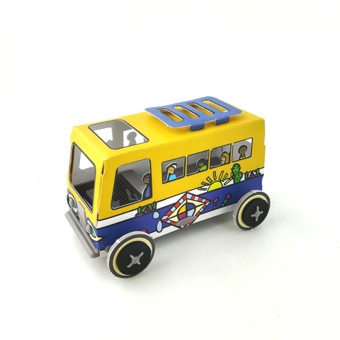 Bastelset Autogami Bus de Dakar
